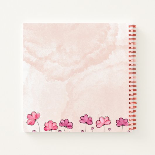 Fett- und Bright-Notebook Notizblock (Rückseite)