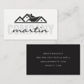 Fett und Curry Text Real Anwesen Icon Visitenkarte (Vorne/Hinten)