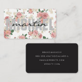 Fett- und Cursormuster für Text Visitenkarte (Vorne/Hinten)