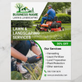 Fett- und Engagierungs-Lawn & Landscaping Print Re Flyer (Vorne)
