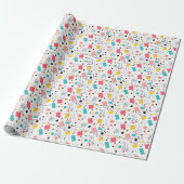 Fett und farbig Abstrakt geometrisch Geschenkpapier (Ungerollt)