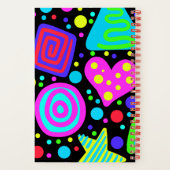 Fett und farbig gedruckt notizblock (Rückseite)