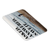 Fett und frech typografische Hochzeit Speichern Si Magnet (Rechte Seite)