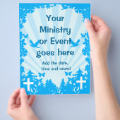 Fett und frisch Christlicher Flyer (Hand)