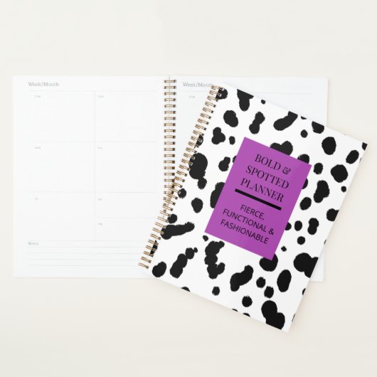 Fett- und Gepunkteter Planer (Anzeige)