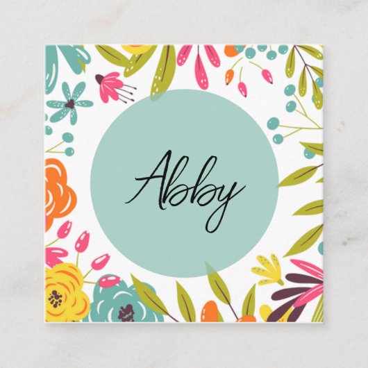 Fett und hell begleitkarte (Vorderseite)