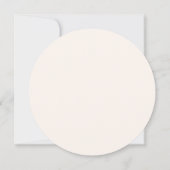 Fett und hell Fuchsia Pink Save the Date floral (Rückseite)