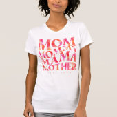 Fett und hell: Groovy Mama Krawatte-Dye Custom T-Shirt (Vorderseite)