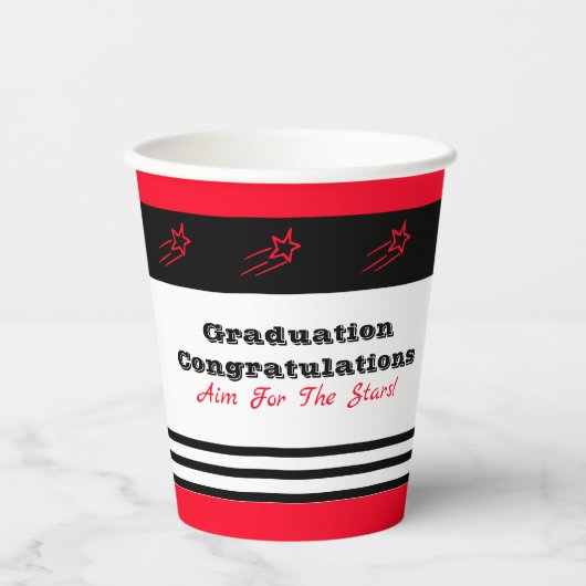 Fett und Inspirierend dekorativ Pappbecher (Vorderseite)