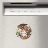 Fett und leichte Kaffeezeit Magnet (In Situ (Geschirrspüler))