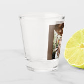 Fett und leichte Kaffeezeit Schnapsglas (Links)