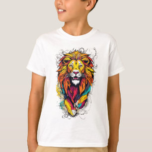 Fett und leistungsstark künstlerischer T - Shirt
