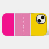 Fett- und leuchtender Individuelle Name Case-Mate iPhone Hülle (Rückseite (Horizontal))
