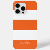 Fett und modern gestreifter Individuelle Name Case-Mate iPhone Hülle (Rückseite)