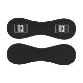 Fett und modern Ihr Name oder Wort | Schwarz weiß Baseball (Paneele)