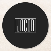 Fett und modern Ihr Name oder Wort | Schwarz weiß