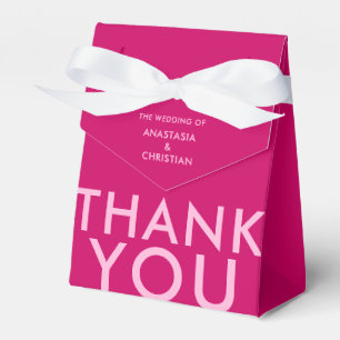 Fett und modern Magenta Gefallen-Box Geschenkschachtel