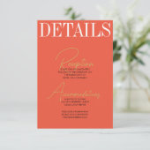 Fett- und Retro-Verschlusskarte Begleitkarte (Stehend Vorderseite)