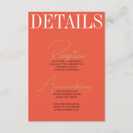 Fett- und Retro-Verschlusskarte Begleitkarte