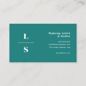 Fett- und Retro-Visitenkarten Visitenkarte (Rückseite)