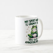 Fett- und Sassy-Frog-Zitat Grafisch Kaffeetasse (VorderseiteRechts)