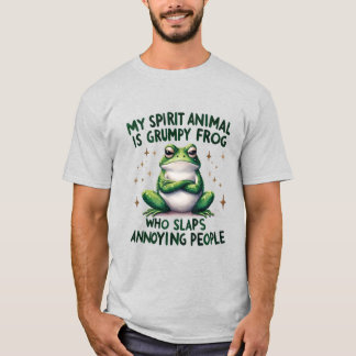 Fett- und Sassy-Frog-Zitat Grafisch T-Shirt