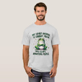 Fett- und Sassy-Frog-Zitat Grafisch T-Shirt (Vorne ganz)