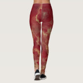 Fett und schön bedruckte beste Leggings (Rückseite)