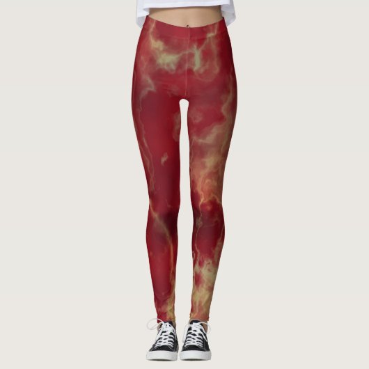 Fett und schön bedruckte beste Leggings (Vorderseite)