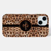 Fett und stilvoll: Personalisierter Leopard Print  Case-Mate iPhone Hülle (Rückseite (Horizontal))