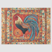 Fett und trendy rooster