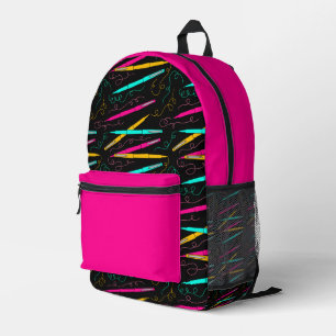 Fett und verspielt anpassbares Muster Bedruckter Rucksack