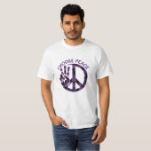 Fett- und Whimsical Peace Lover Graphics T-Shirt (Vorne ganz)