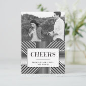 Fett-Urlaubsreise-Verlobung, neue Karte (Stehend Vorderseite)