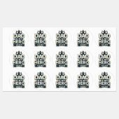 Fett Vater Hero Vatertag Sticker (Blatt)