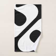 Fett verdrehte Blasen Moderne Schwarz und Weiß