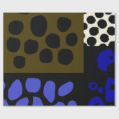 fett verpacktes Papier mit Punkten Geschenkpapier (Flach)