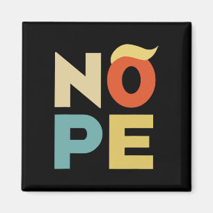 Fett Vintager Stil Funny Anti-Trump Magnet