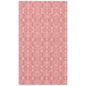 Fett Vintages Blumenmuster in Rosa und Weiß Tischdecke (Vorderseite)