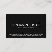 fett visitenkarte (Rückseite)