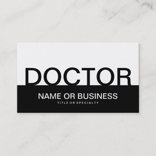 Fett Visitenkarte (Vorderseite)