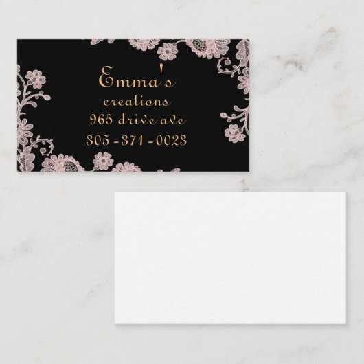  fett visitenkarte (Vorne/Hinten)