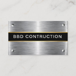 Fett-Visitenkarte für den Metallausseher: Visitenkarte