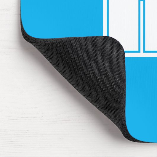 Fett weiß, hell und hell mousepad (Ecke)