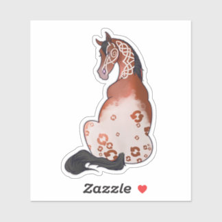 Fett weißer keltischer erfrischender Appetit Aufkleber