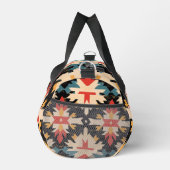 Fett, Western-Stil, geometrisches Duffle-Beutel Duffle Bag (Rechts)