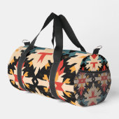 Fett, Western-Stil, geometrisches Duffle-Beutel Duffle Bag (Rechte Ecke)