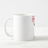 Fett Yes Signieren Minimalistisches Strichmännchen Kaffeetasse (Links)