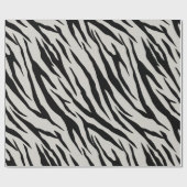 Fett Zebra Print Wrapping Paper Geschenkpapier (Flach)