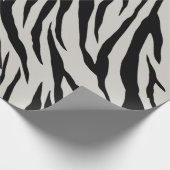 Fett Zebra Print Wrapping Paper Geschenkpapier (Ecke)